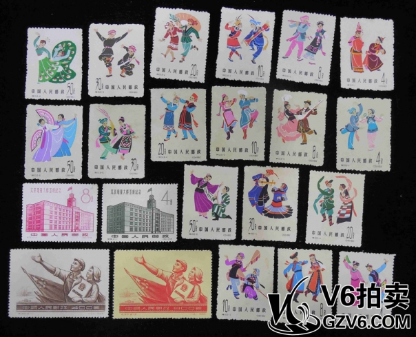 Lot176-116 特49、特53、特55 紀(jì)30、紀(jì)56 各1套 部分有黃